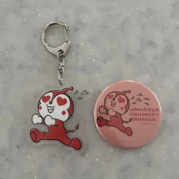 호빵맨 뮤지엄 한정 아크릴 키링 마그넷 짤랑이 세트