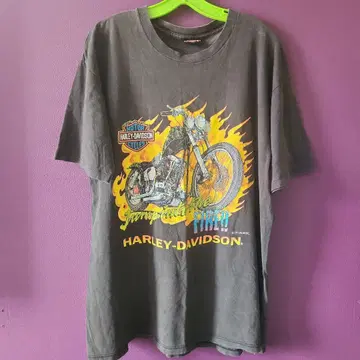 HARLEY-DAVIDSON 바이크 그래픽 티셔츠 XL