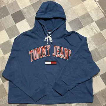 TOMMY JEANS 후드티 숏 기장