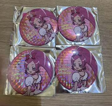 프리티 올스타즈 셀렉트 컬러 핑크 2 캔뱃지 큐어 블라썸