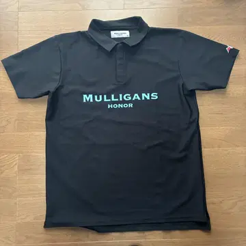 MULLIGANS HONOR 골프 셔츠 XL 블랙