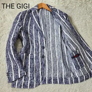 새상품급 THE GIGI 트리플 스트라이프 언컨 스트레치 자켓 S