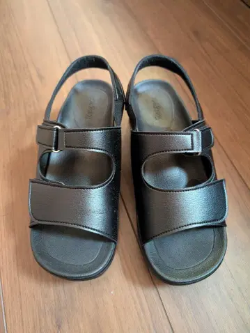 Re:getA 블랙 샌들 S~LL 5cm 힐