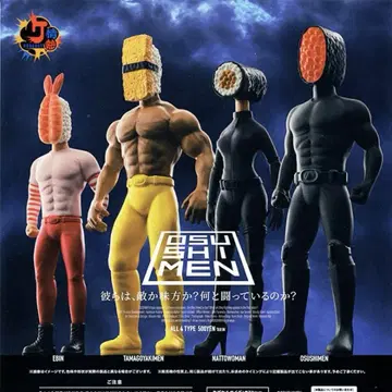 피규어 컬렉션 전 4종 세트 열정 PRODUCTOSUSHIMEN 오스시멘