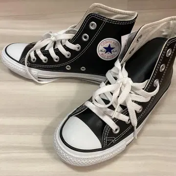 컨버스 COVERSE 가죽 올스타 22.5cm 1B908 블랙