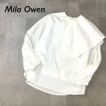Mila Owen 비대칭 디자인 풀오버 셔츠 긴팔