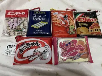 카루비 카라비너가 달린 클리어 멀티 파우치 6종