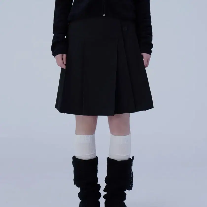 ★ MISEKI SEOUL★ Unbalanced layers midi skirt CHARCOAL MSK Miseki seoul】Unbalanced layered skirt | OUR BRAND,Miseki