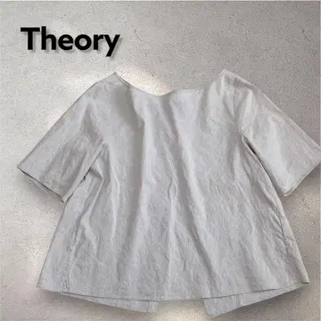 Theory 띠어리 린넨 혼방 상의 S