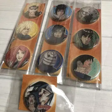 NARUTO 점프 샵 원작 그림 캔뱃지 세트