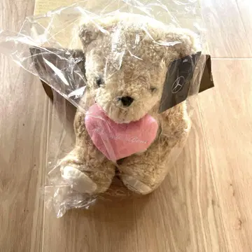 메르세데스 벤츠 봉제 인형 베이지색 새상품 미개봉