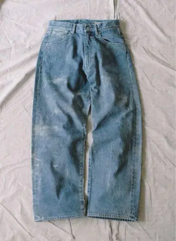 LIDNM SUNBURN FADED DENIM S 사이즈