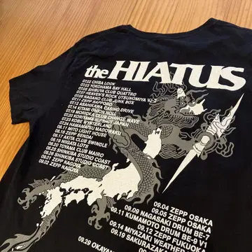 The HIATUS ANOMARY TOUR 2010 티셔츠 L 사이즈