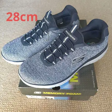 스케쳐스 스니커즈 SUMMITS-FORTON 28cm 네이비 컬러 와이드