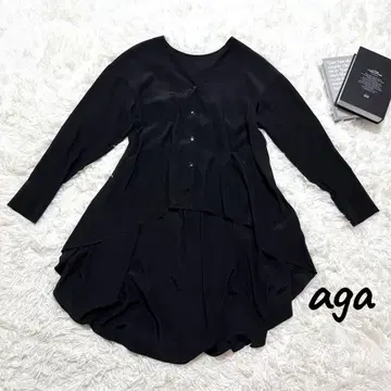aga 아가 새틴 셔츠 야마다야 블라우스 9호 M 사이즈