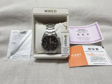 WIRED AGAT404 블랙 손목시계