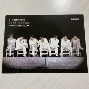 BTS SYS 상파울루 엽서