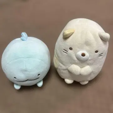 스미코구라시 고양이 토카게 봉제 인형 세트