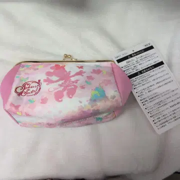 미니 마우스 벚꽃 디자인 파우치