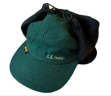 80s 90s USA제 LLBEAN 엘엘빈 울 플라이트 캡