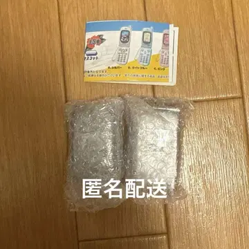 정말 녹음 재생! 그리운 피처폰 마스코트 블랙 실버 2종 세트