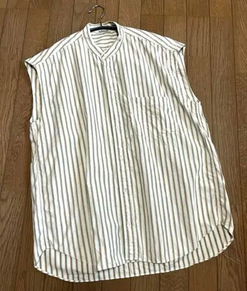 새상품급 오라리 TWILL STRIPE SHIRTS