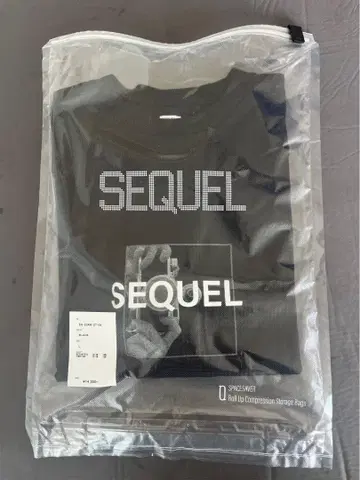 새상품 정가 14300엔 SEQUEL 티셔츠 SIZE L