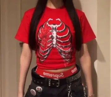NOREMID 티셔츠 빨간색