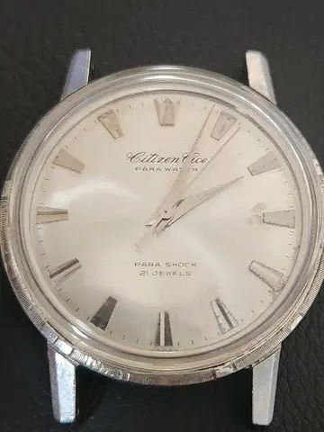 시티즌 에이스 시티즌 수동 와인딩 21 주얼 작동하는 앤티크