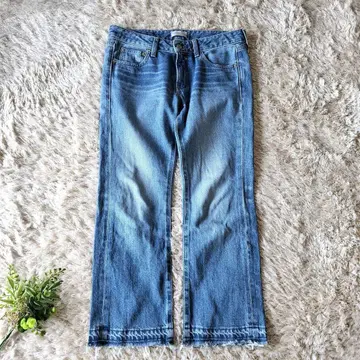 Deuxieme Classe 두지엠 클라세 프린지 데님 팬츠 36