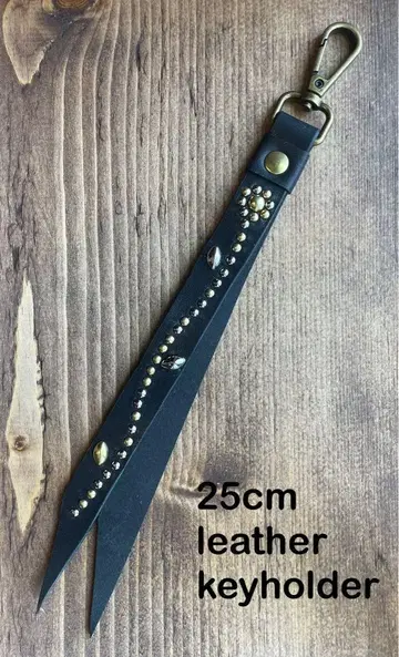 25cm 가죽 키링 스터드 믹스 CALEE schott 좋아하는 분