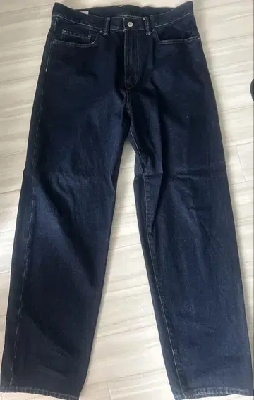 GAP 배기 핏 데님 32/32 다크 블루