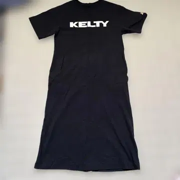 KELTY 블랙 롱 티셔츠 원피스 L 사이즈