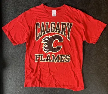 CALGARY FLAMES 캘거리 프레임스 티 GILDAN