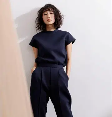 ur's 유어즈 종이상자 프렌치 슬리브 상의