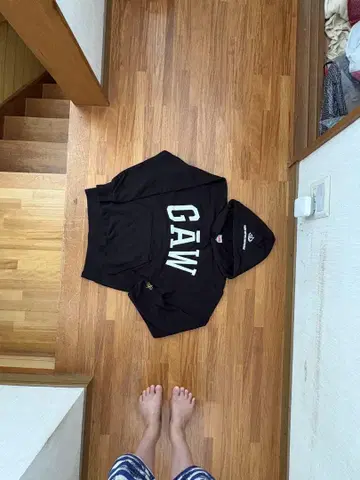 만위즈 GAW 블랙 후드티