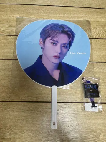 Straykids 리노 LeeKnow 아크릴 스탠드 부채 세트