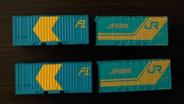 N 게이지 JR 화물 FL 디자인 컨테이너 4개 세트