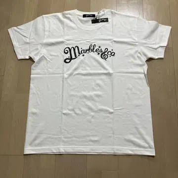 택 포함 새상품 Marbles 마블즈 화이트 티셔츠 사이즈 XL