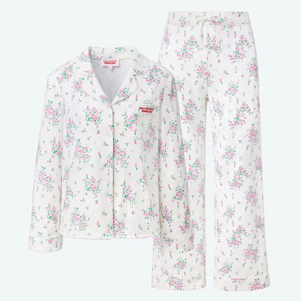 【SHUSHU TONG x HAUS NOWHERE】Long sleeve Pajama Set White Shu Shu Tong x House Nowhere Long Sleeve Pajamas on Bunjang