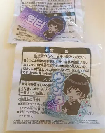 aespa 이름 아크릴 배지 윈터