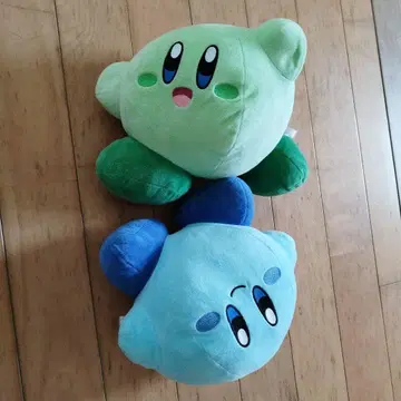 커비 봉제 인형 파랑과 그린 세트
