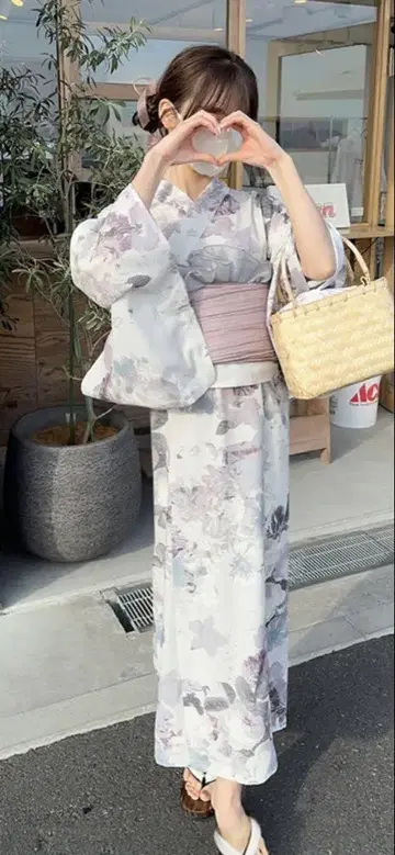 GRL 2way 원피스 유카타 레귤러 기장
