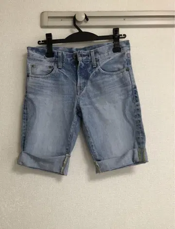 마우지 하프 팬츠 데님 하프 팬츠 moussy 새상품급
