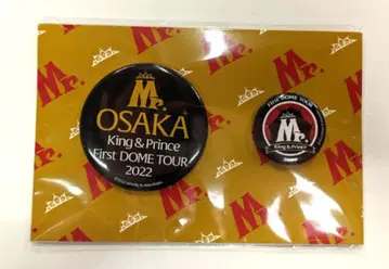 King&Prince 22년 Mr. 캔뱃지 세트 오사카
