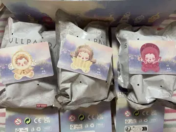 POP MART 팝 마트 SKULLPANDA 봉제 인형 3개 세트