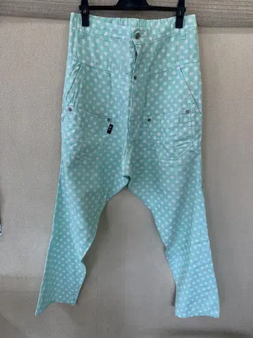 메르시보그 뒤 앞 사루엘 팬츠 그린 3