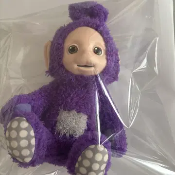 Teletubbies 텔레토비즈 봉제 인형 공 체인 윙키 보라색
