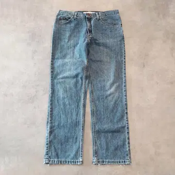 Lee 리 W34 블루 데님 하의 팬츠 구제 의류 파랑 세로 15157