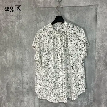 23구 도트 무늬 블라우스 40